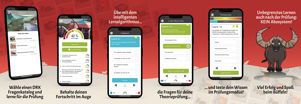 Büffeln One Lern-App